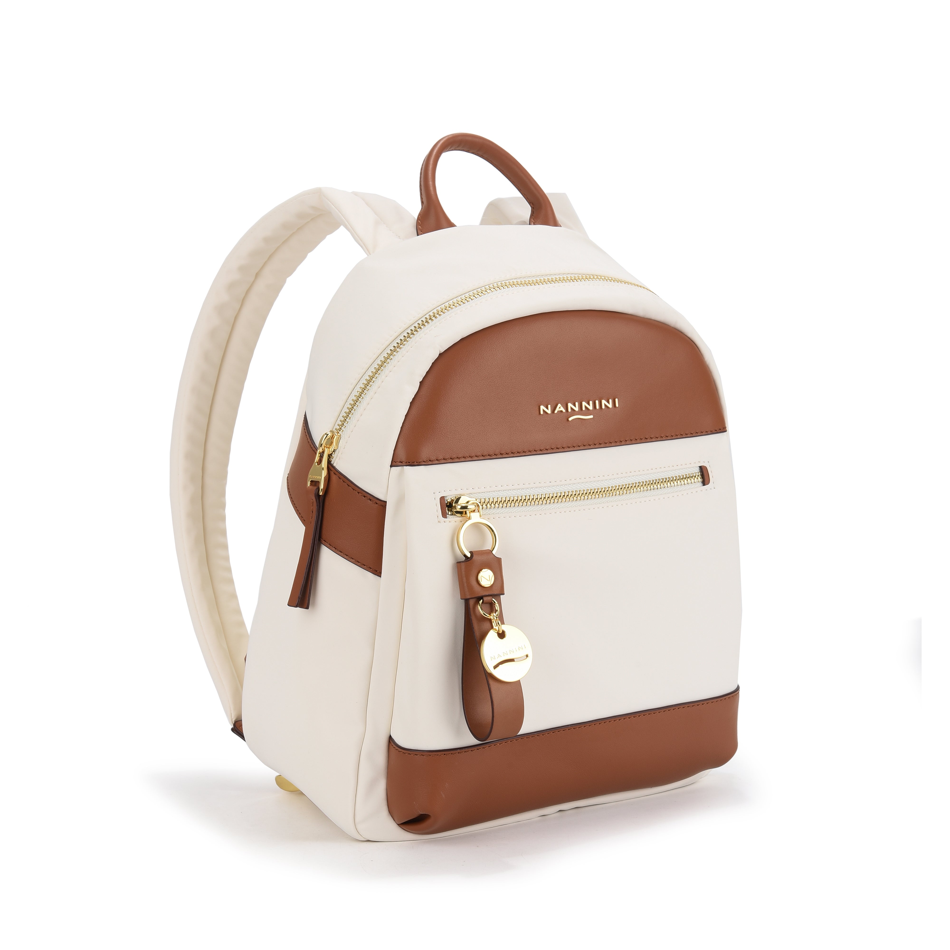 NANNINI pochette pelle martellata cuoio borsa donna elegante