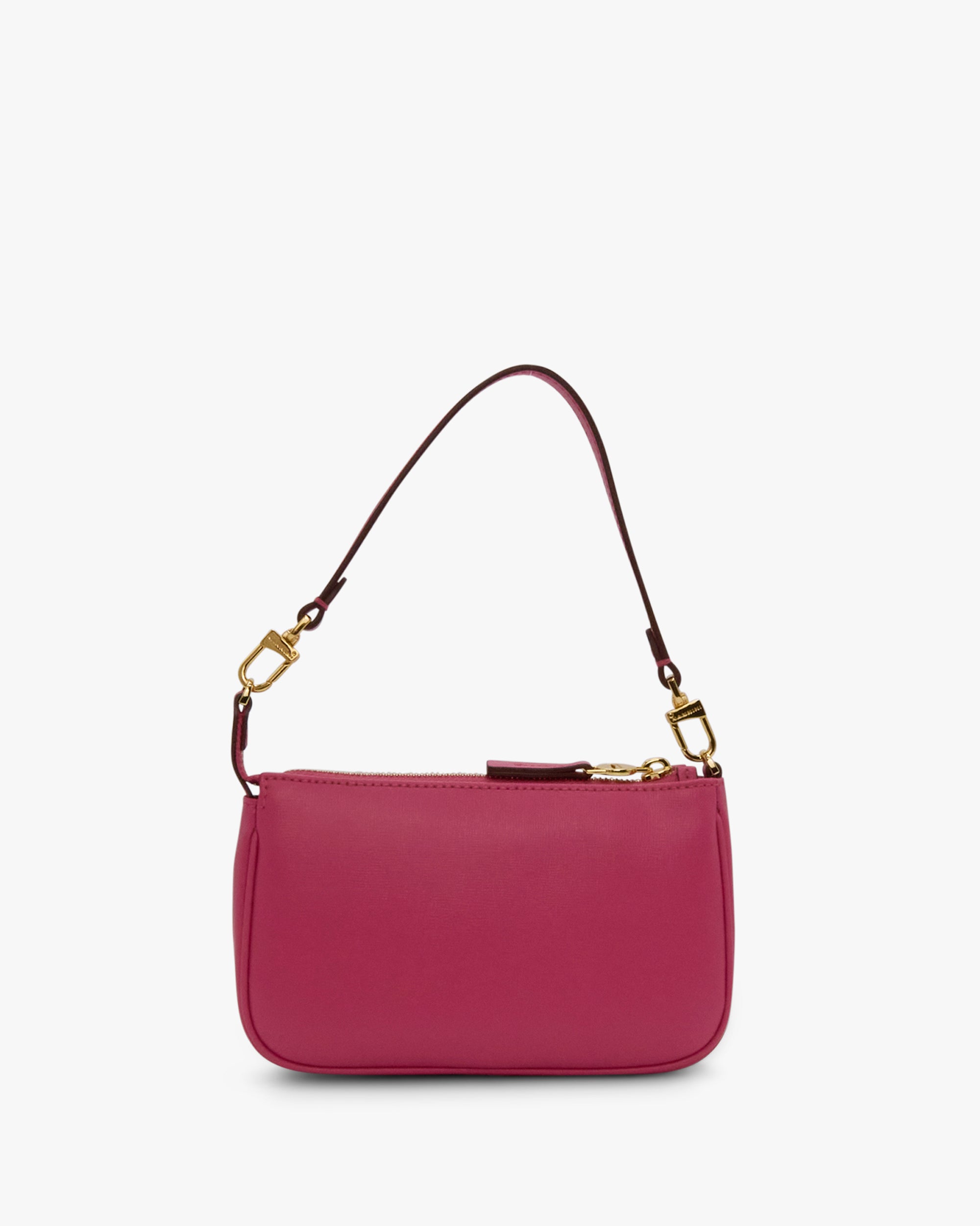 NANNINI borsa spalla donna pelle nero manico tracolla catena