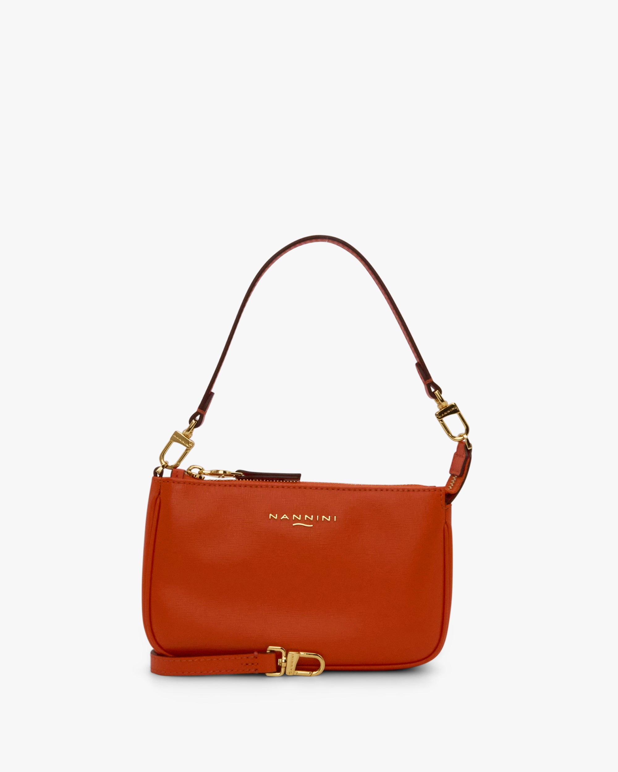 NANNINI FLORA SAFFIANO PICCOLA