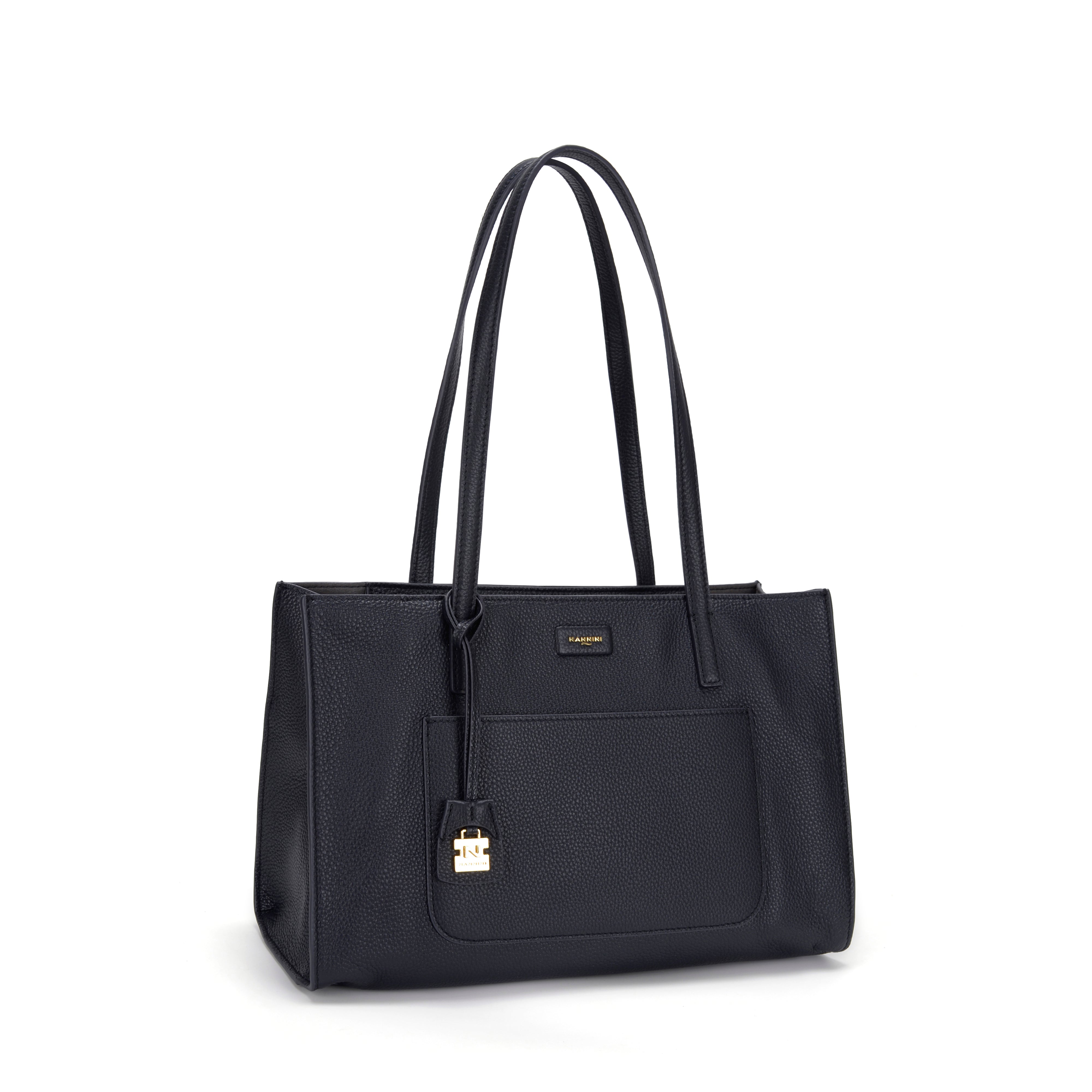 NANNINI tracolla tela jacquard blu navy medie dimensioni