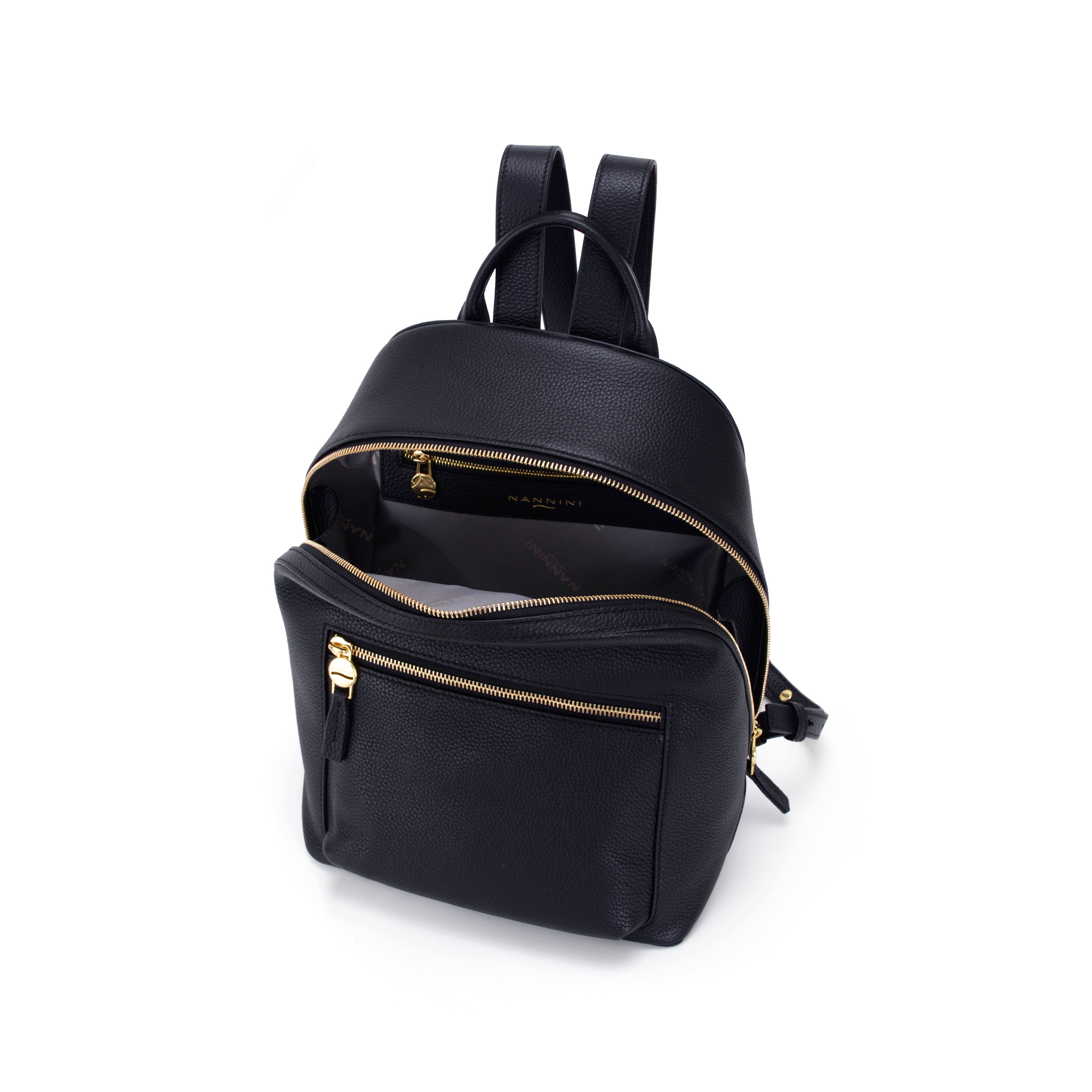 NANNINI tracolla piccola pelle saffiano blu cobalto