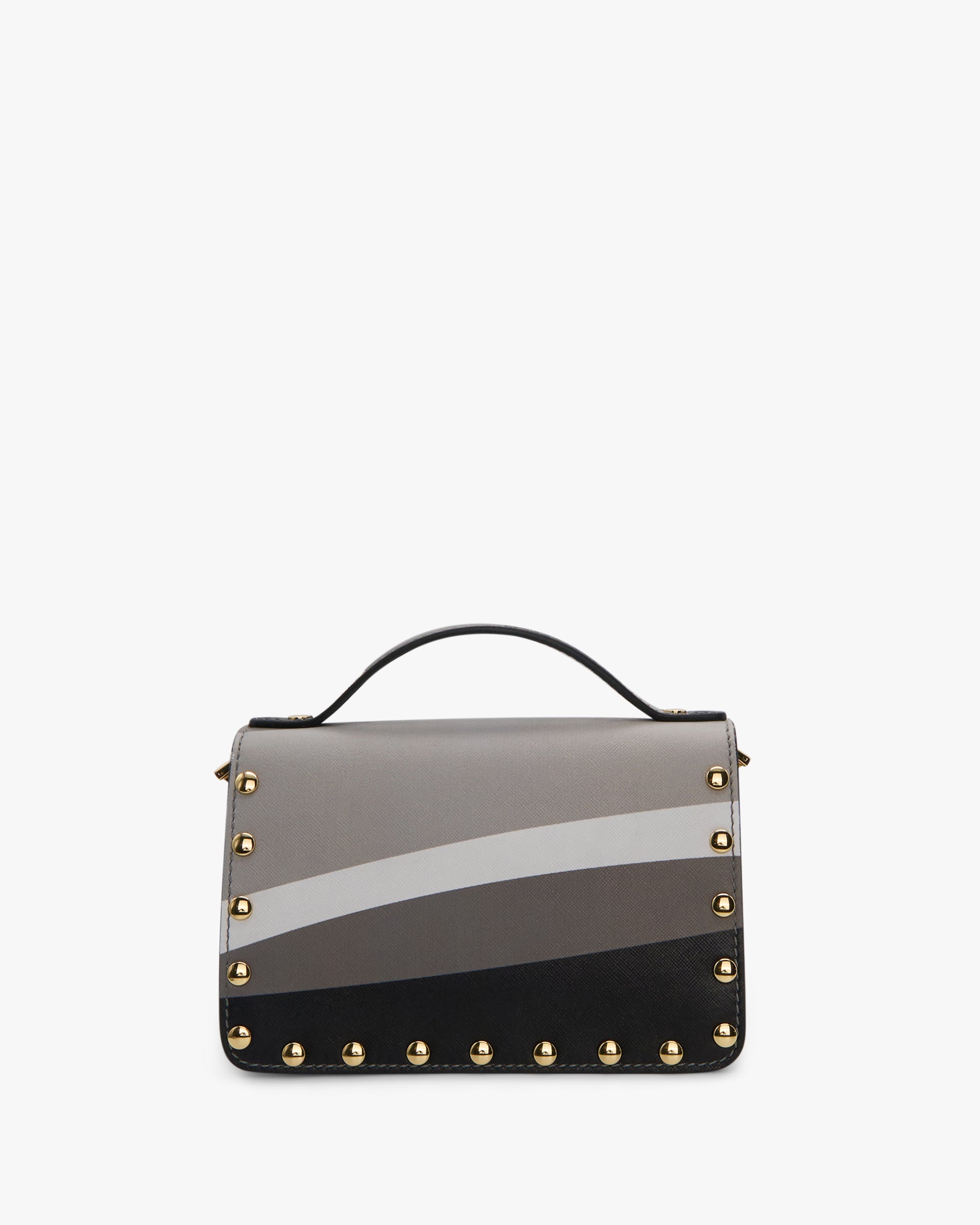 NANNINI borsa shopper pelle martellata beige doppi manici