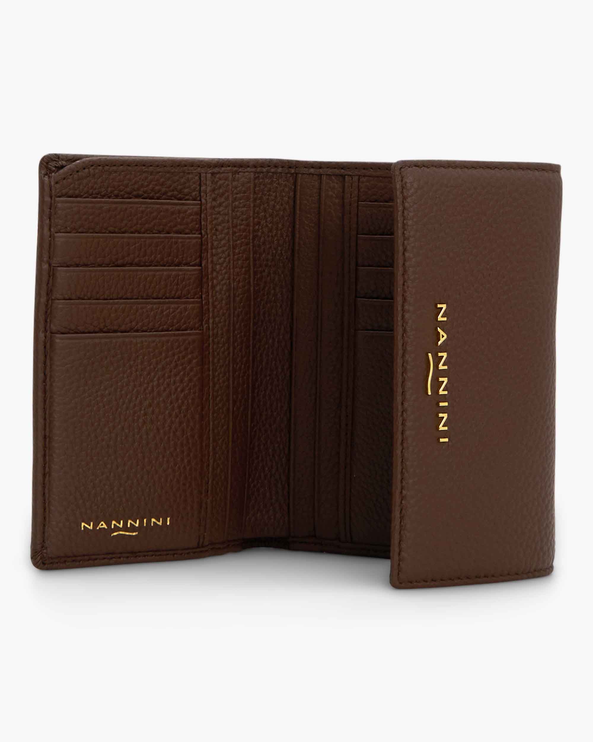 NANNINI Shopper Ecopelle Effetto Pitone Beige Grigio Grande