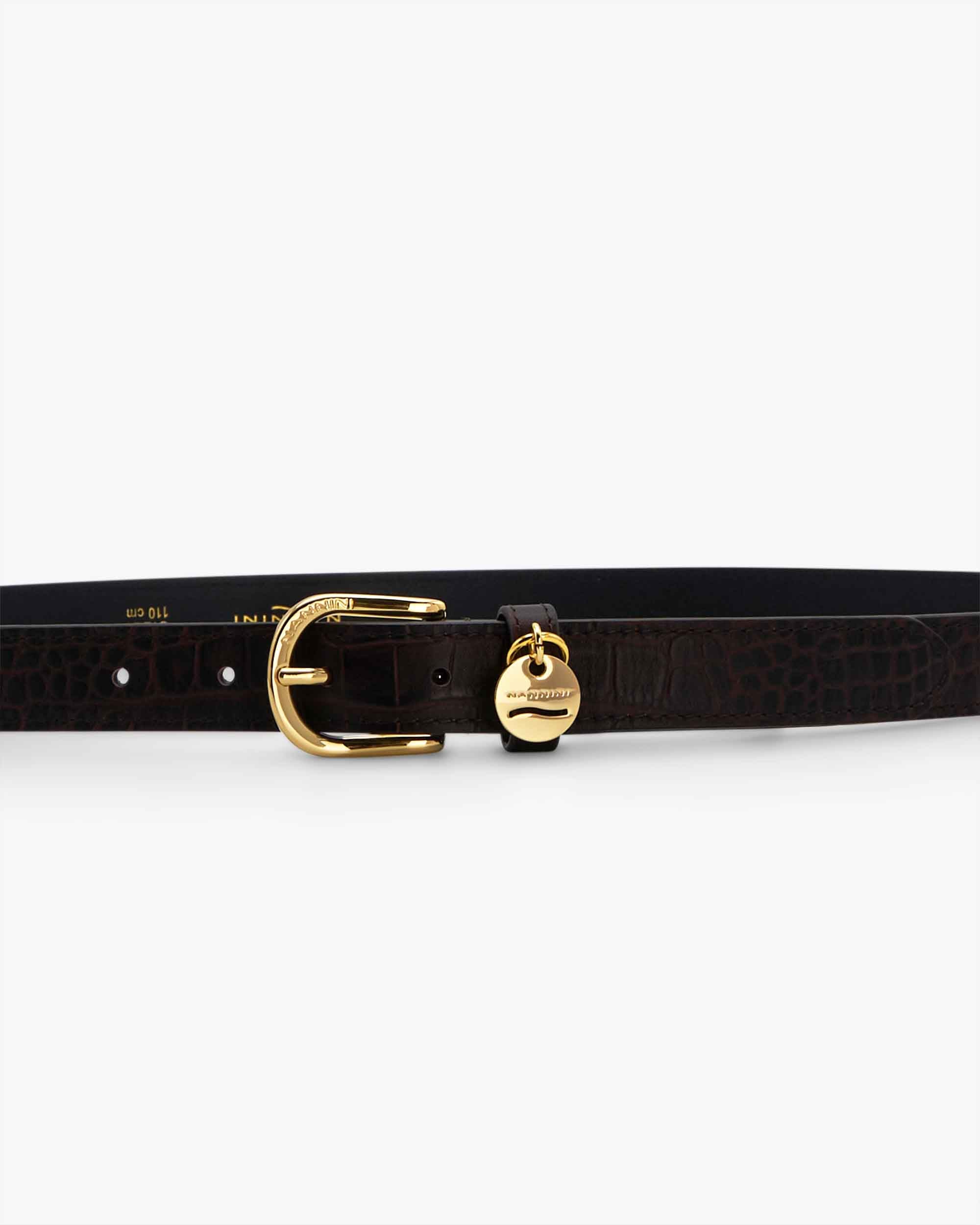 NANNINI tracolla pelle trapuntata catena nera borsa donna