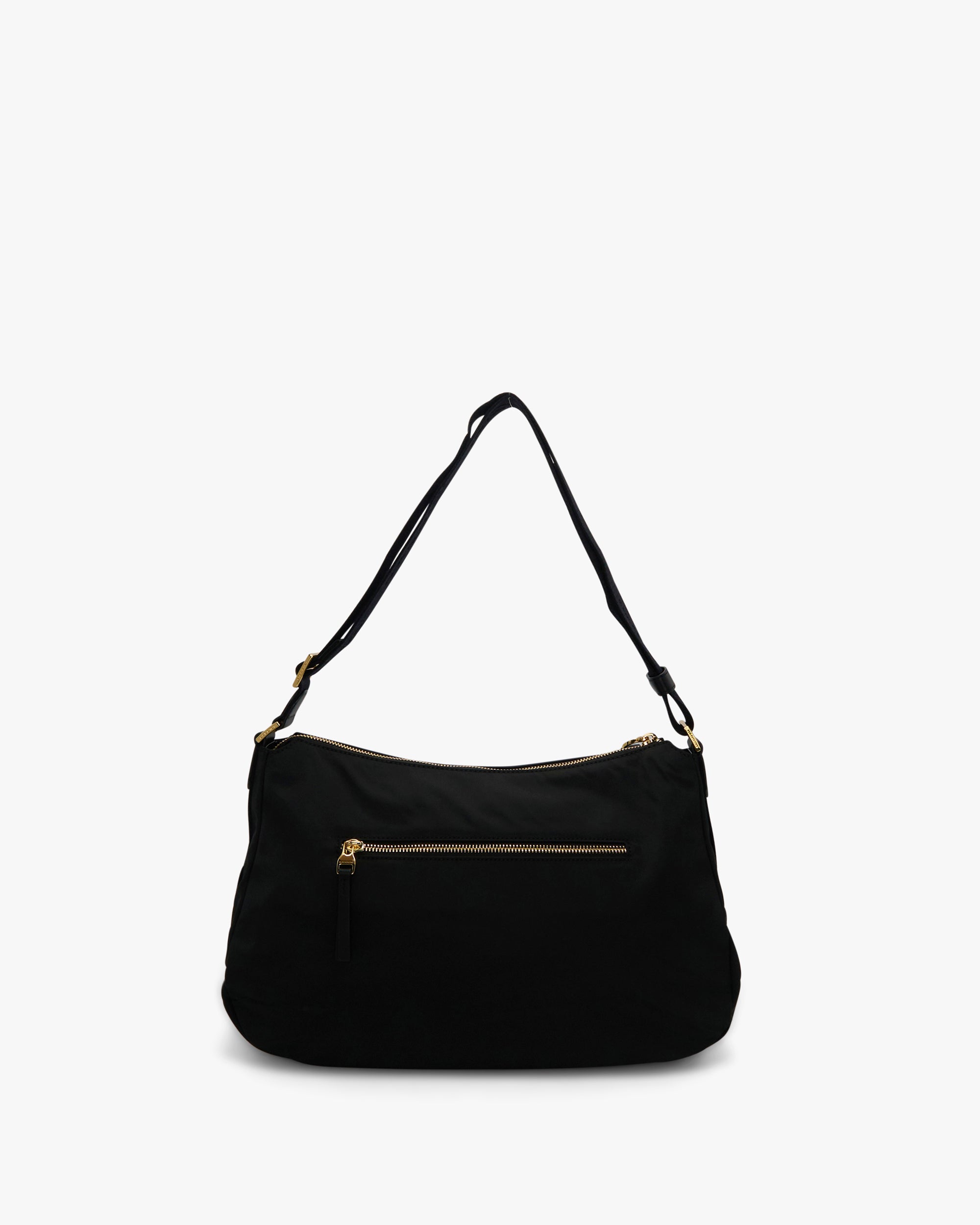 NANNINI mini tracolla pelle martellata verde trapuntata catena