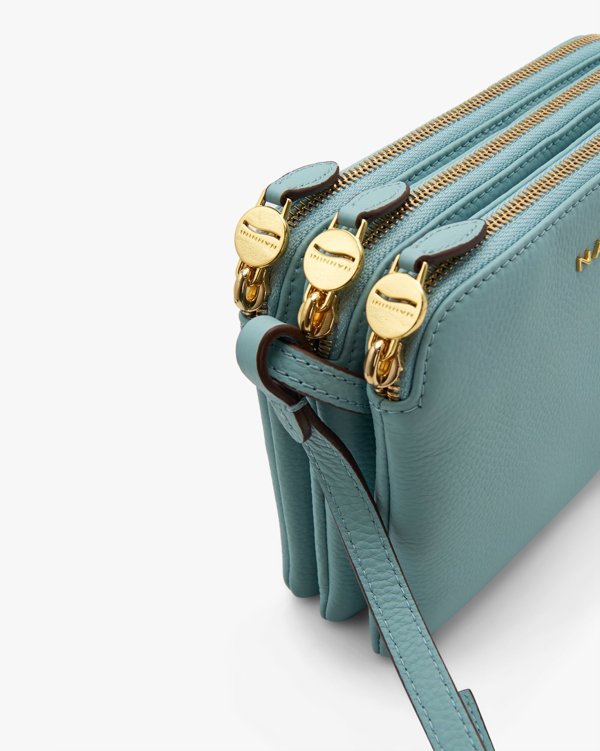 NANNINI Borsa a Mano Pelle Bottalata Marrone Cammello Donna