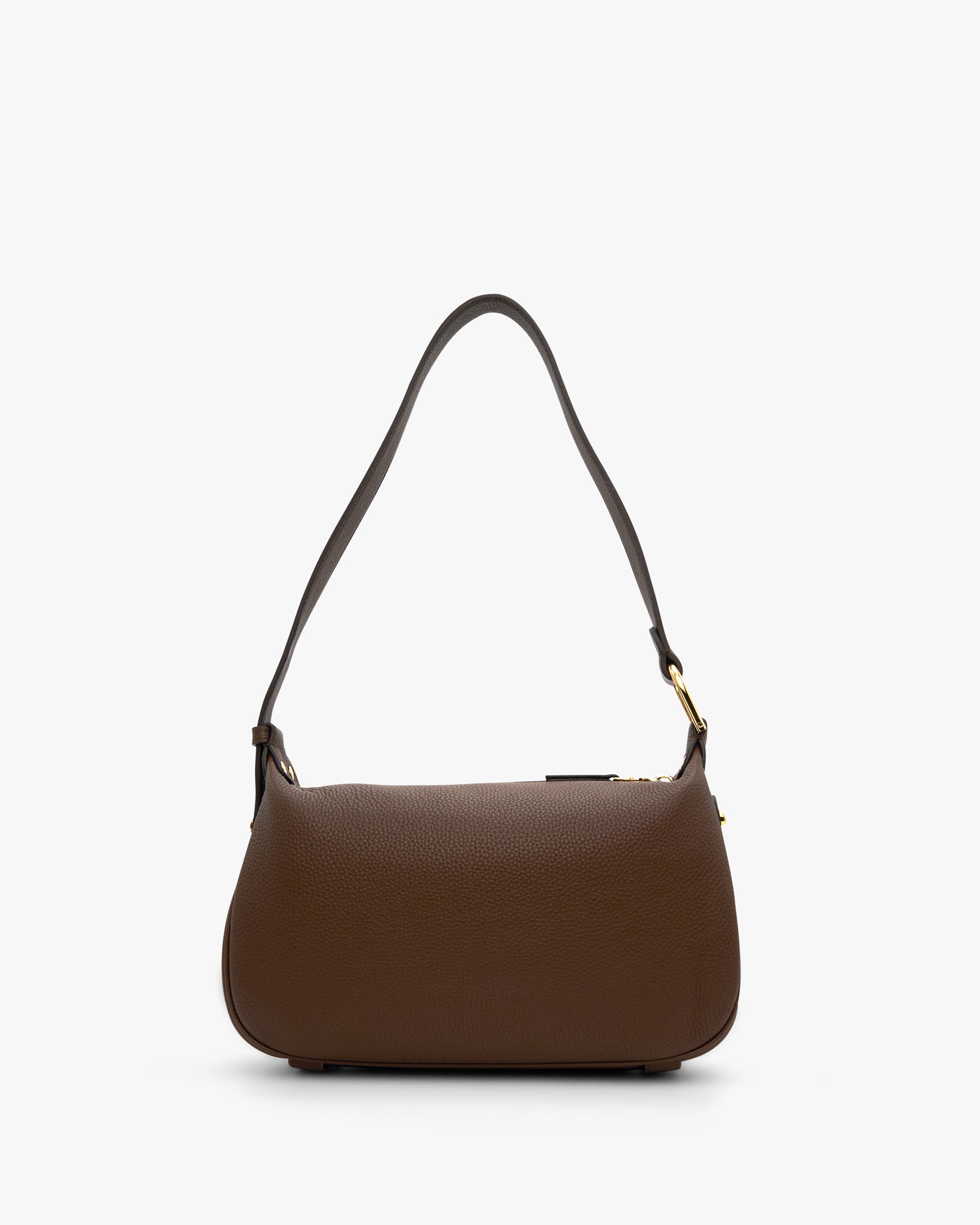 NANNINI borsa secchiello pelle martellata tracolla beige