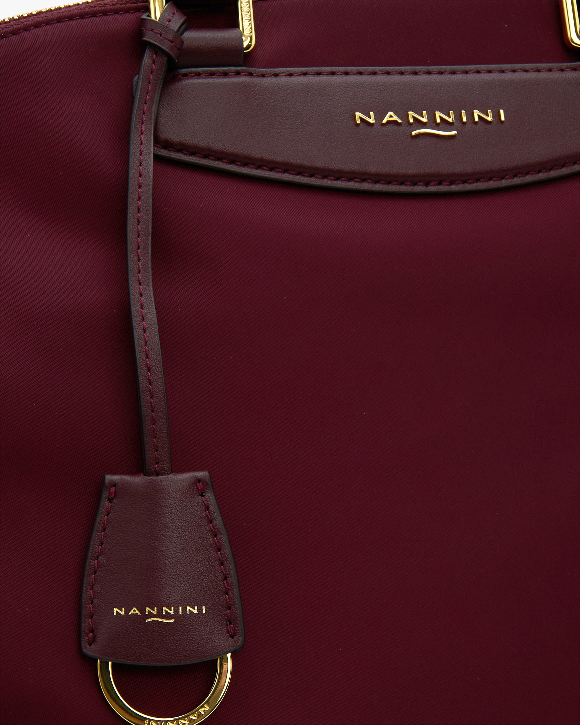 NANNINI tracolla pelle stampa cocco marrone chiara borsa