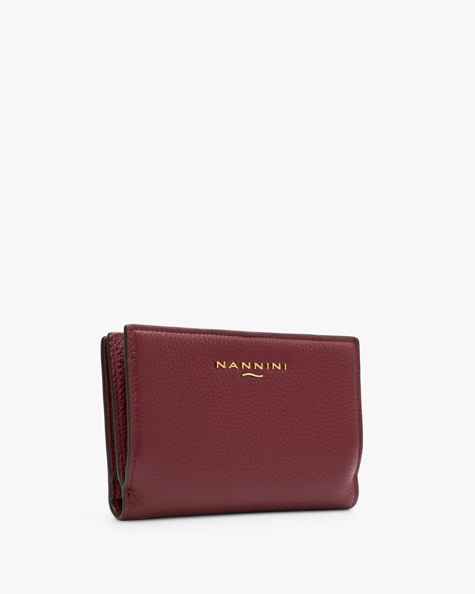 NANNINI borsa spalla donna pelle saffiano marrone chiara