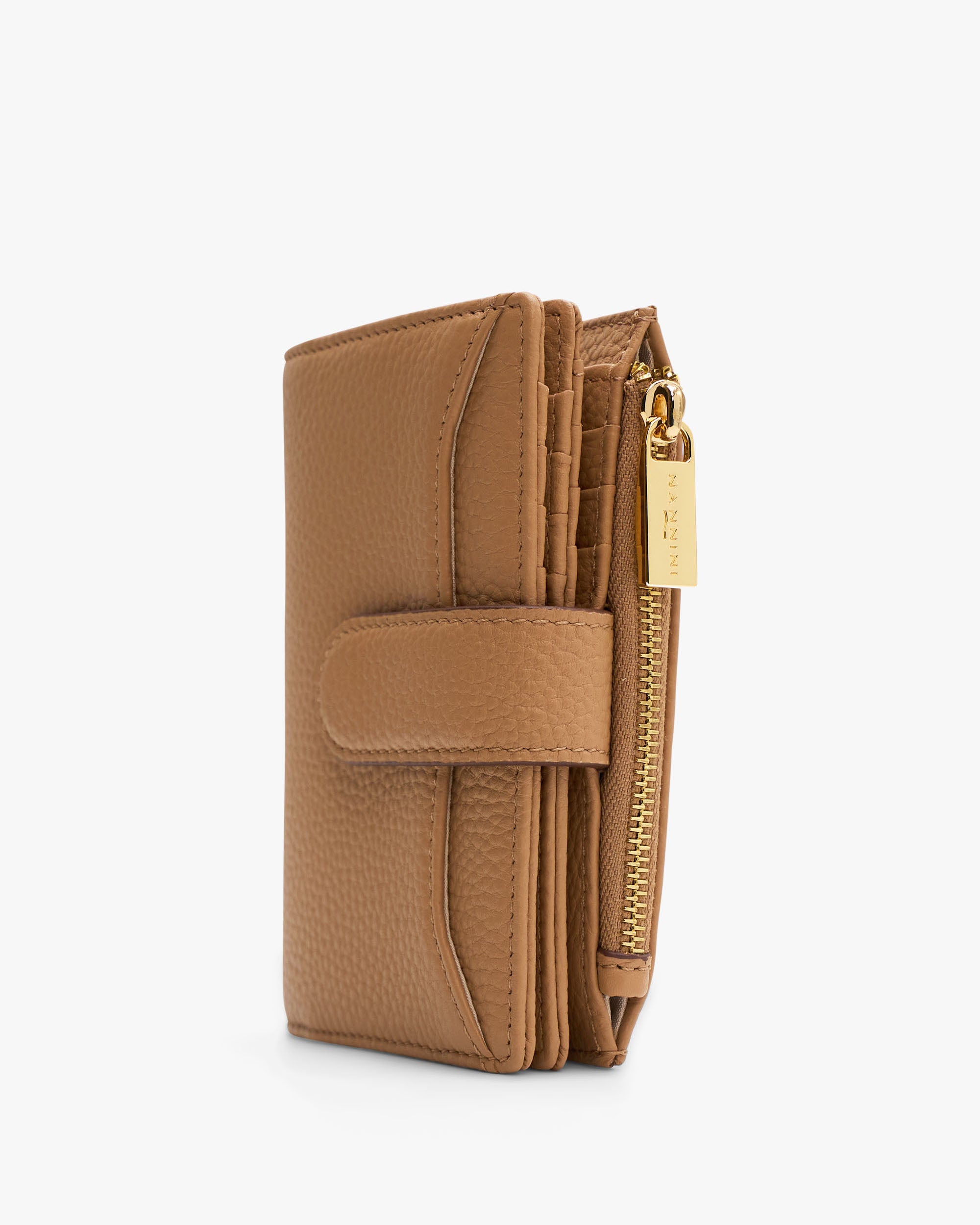 NANNINI borsa secchiello pelle martellata tracolla beige lilla