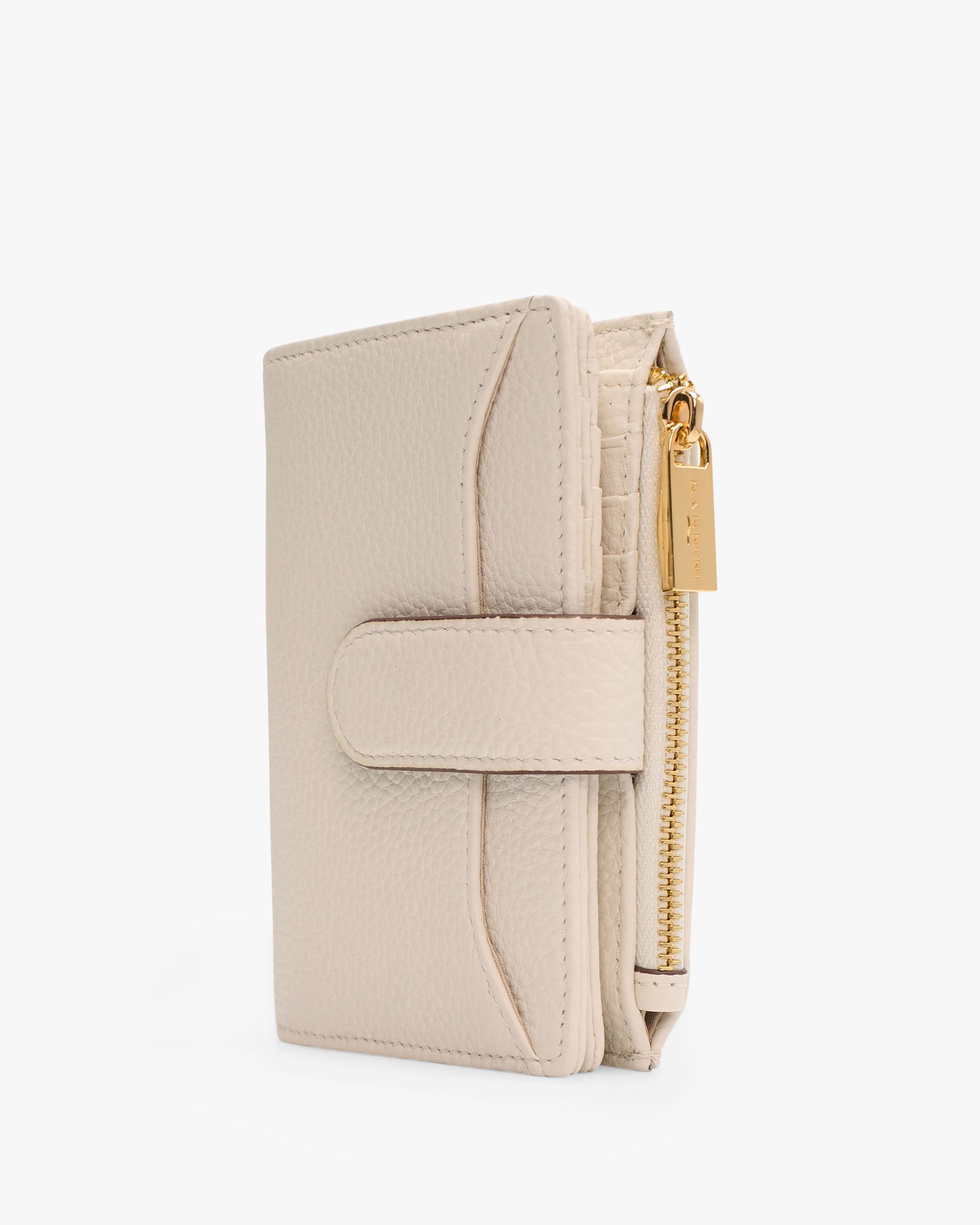 NANNINI borsa secchiello pelle saffiano bianco chiara media