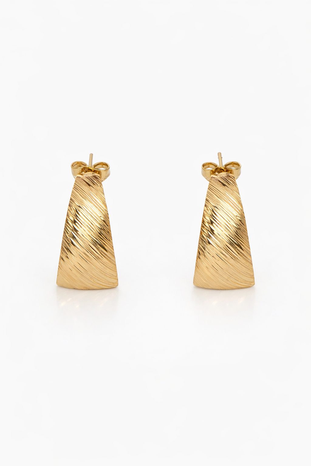 NANNINI orecchini pendenti oro giallo lucido metallo donna