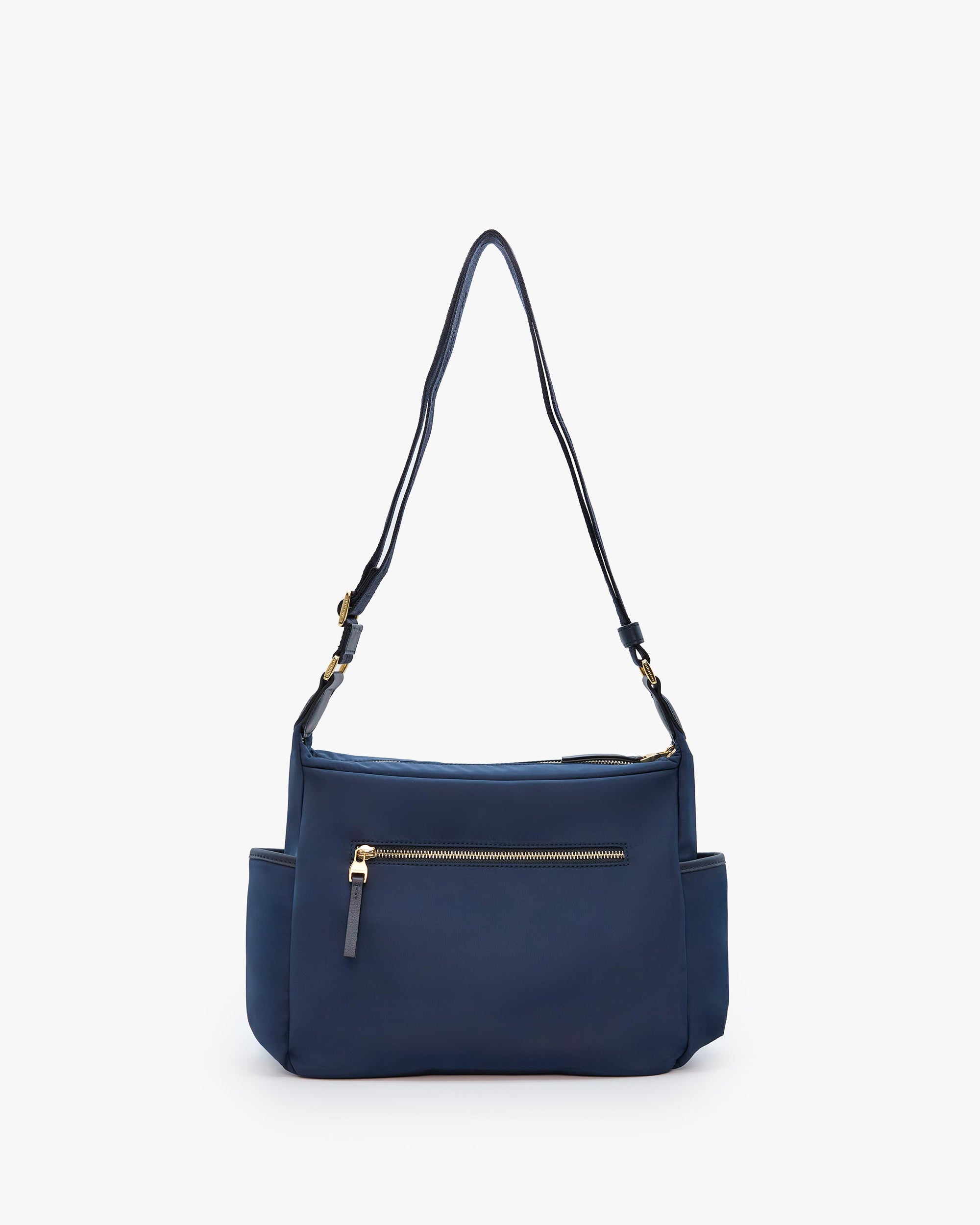 NANNINI borsa spalla donna pelle liscia cuoio marrone