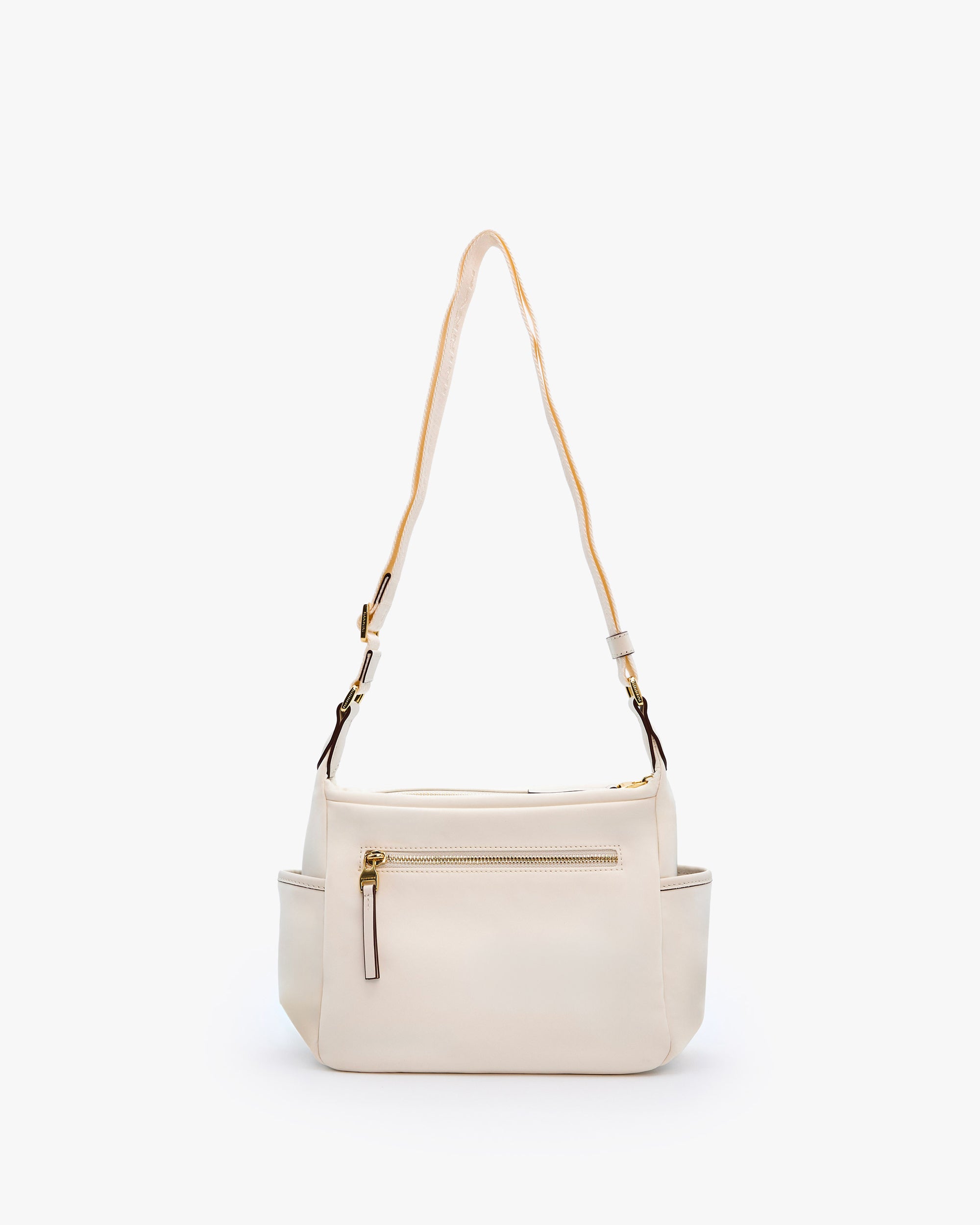 NANNINI borsa spalla donna pelle martellata nera oro