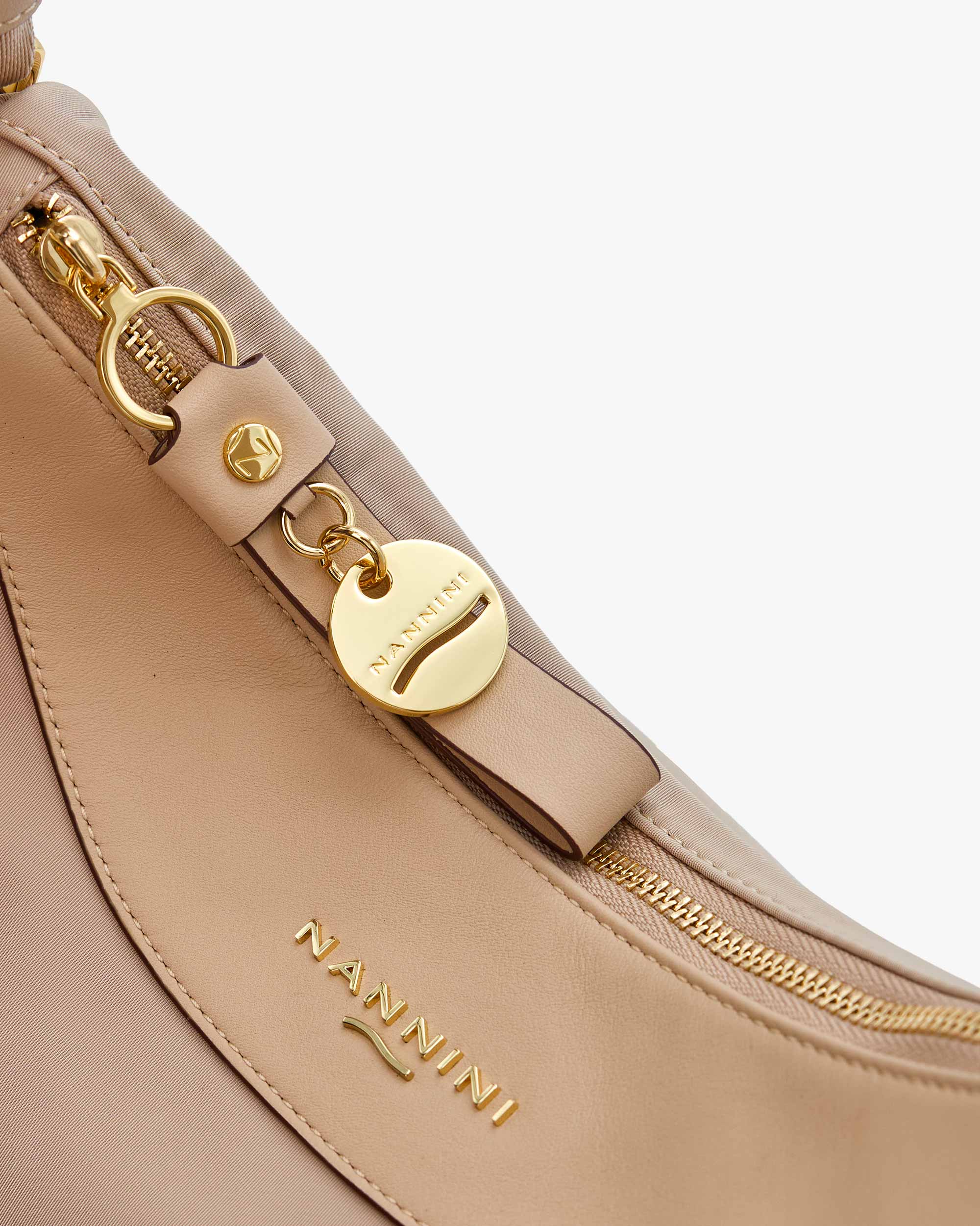 NANNINI Borsa a mano pelle trapuntata nera donna elegante