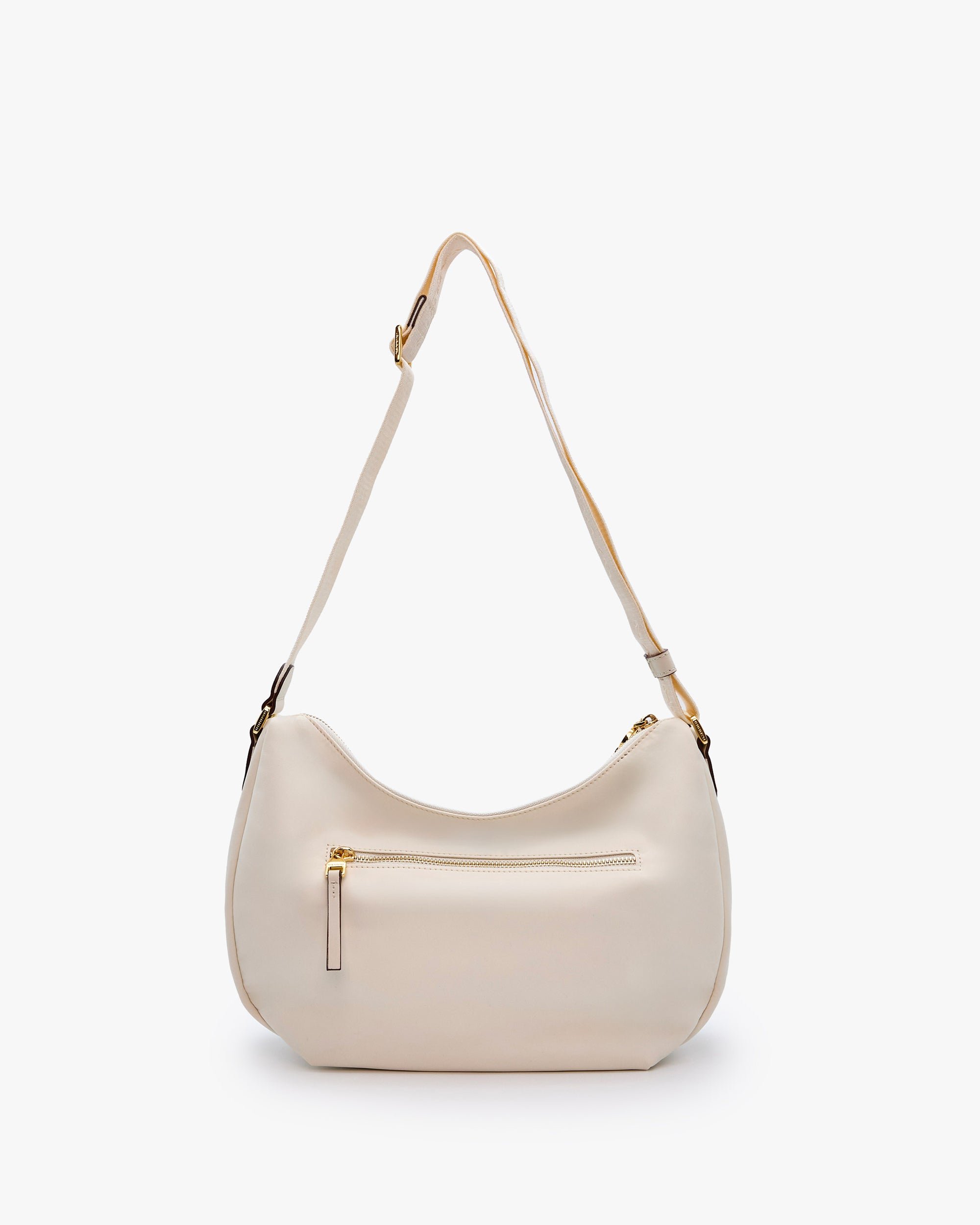 NANNINI borsa pelle martellata tracolla chiusura zip manico nero