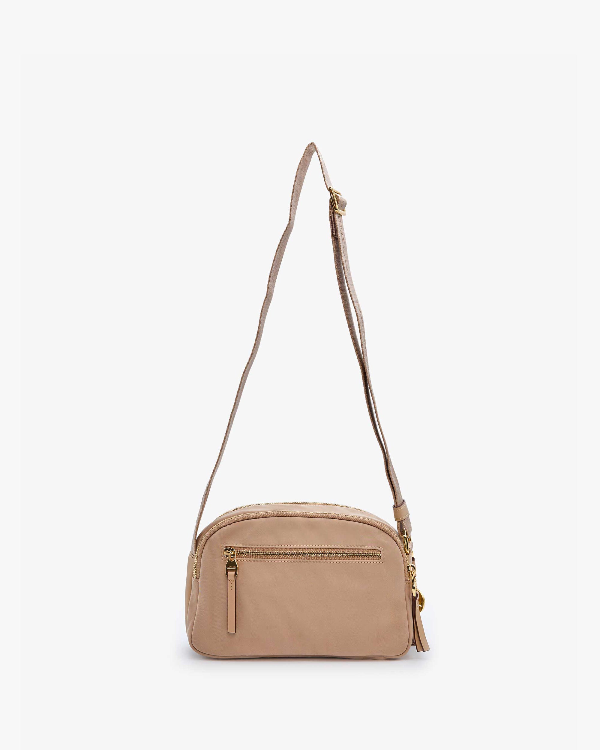 NANNINI tracolla pelle martellata bordeaux regolabile fibbia oro