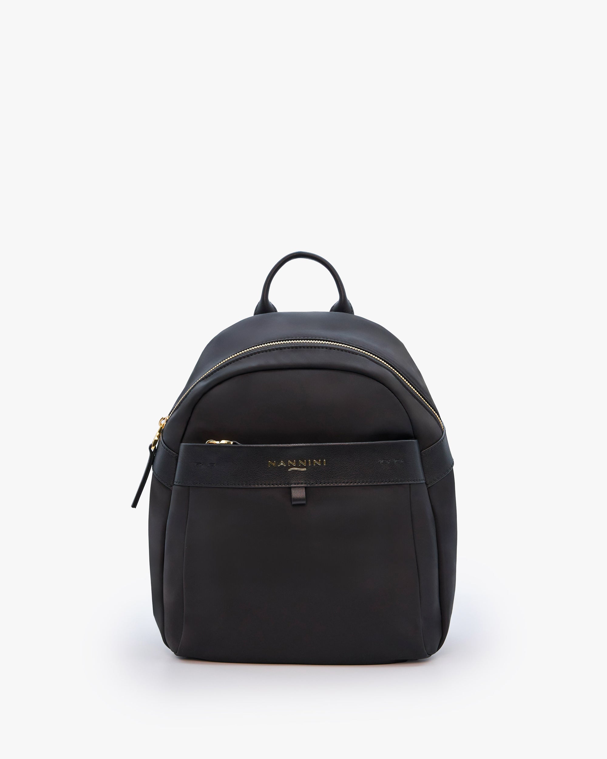 NANNINI borsa pelle martellata tracolla verde scuro metalleria oro