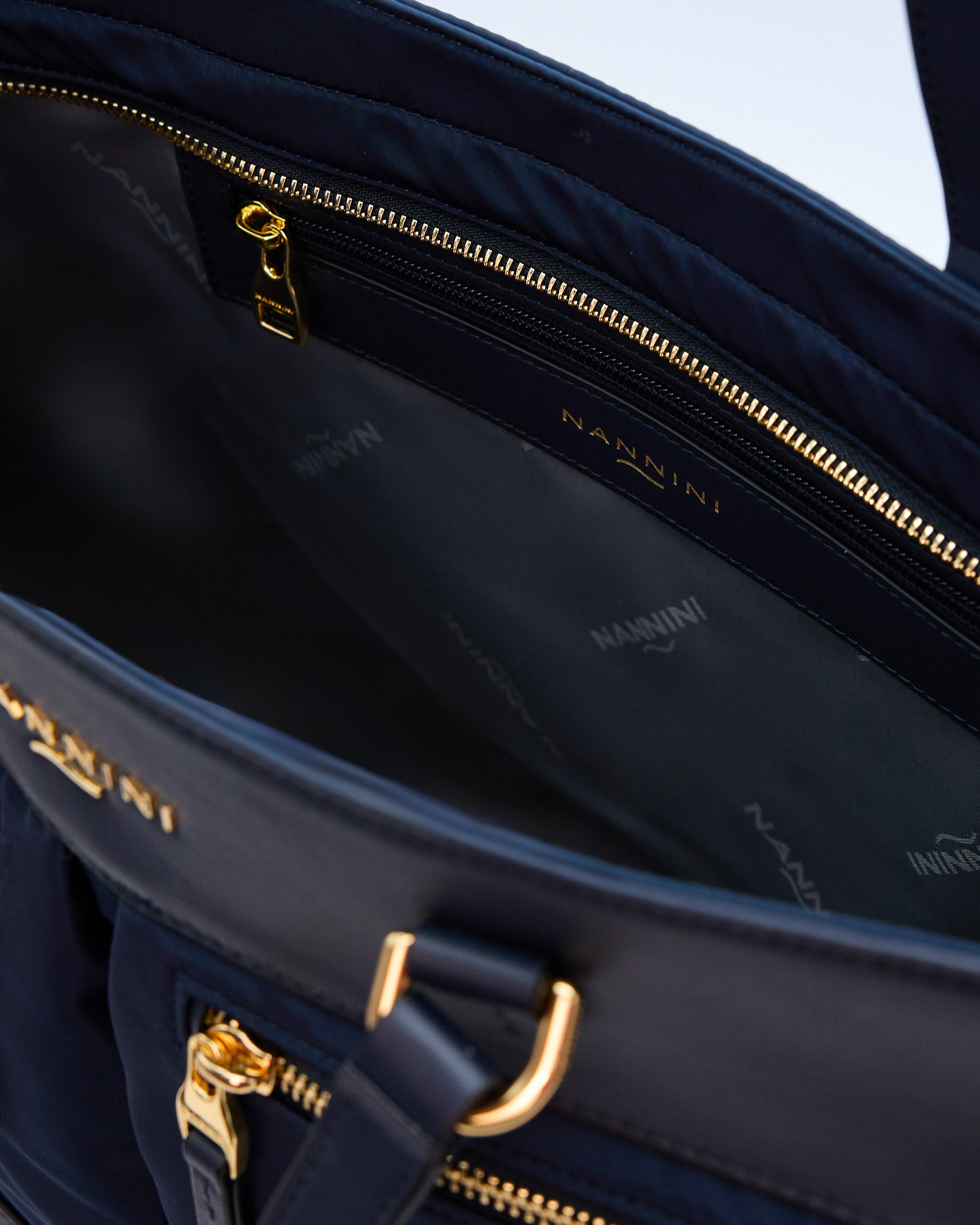 NANNINI tracolla pelle trapuntata rosa cipria manico catena