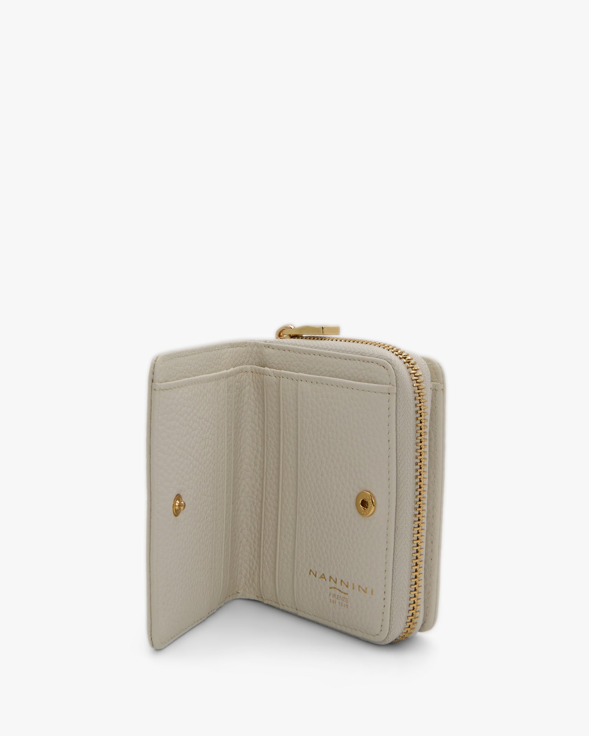 NANNINI tracolla pelle martellata off-white borsa donna lusso