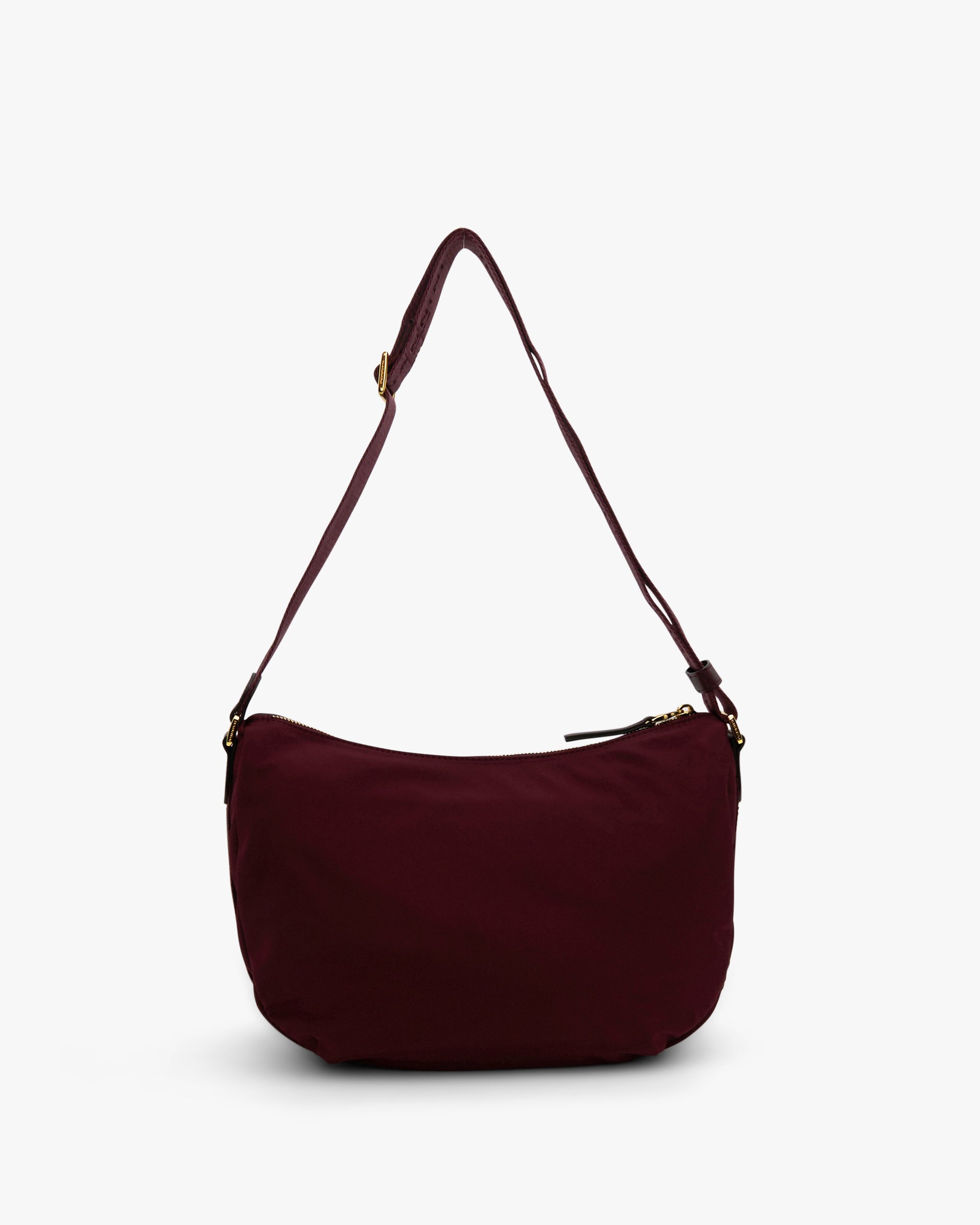 NANNINI borsa secchiello pelle martellata color cuoio piccola