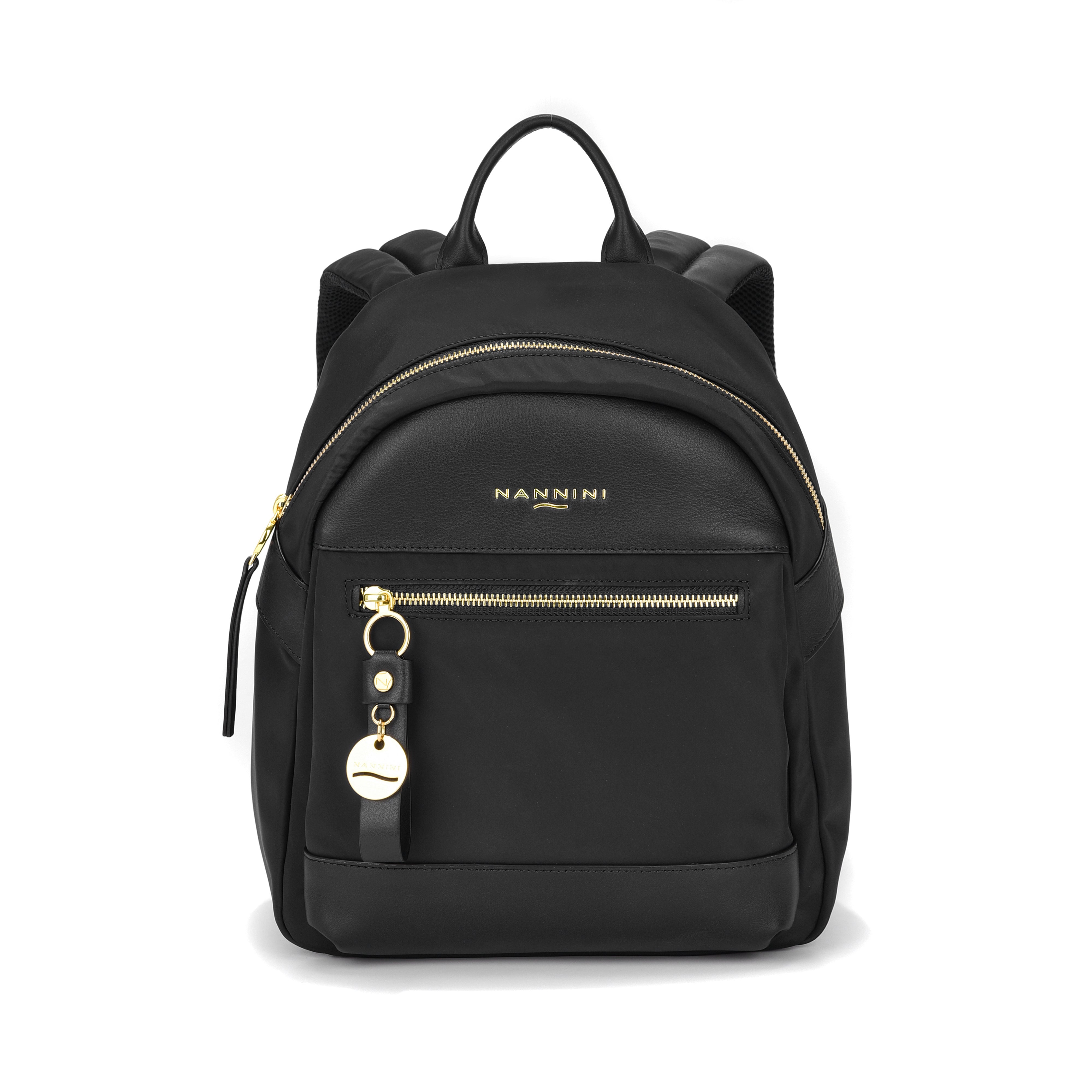 NANNINI tracolla donna pelle martellata nero 16367 medium