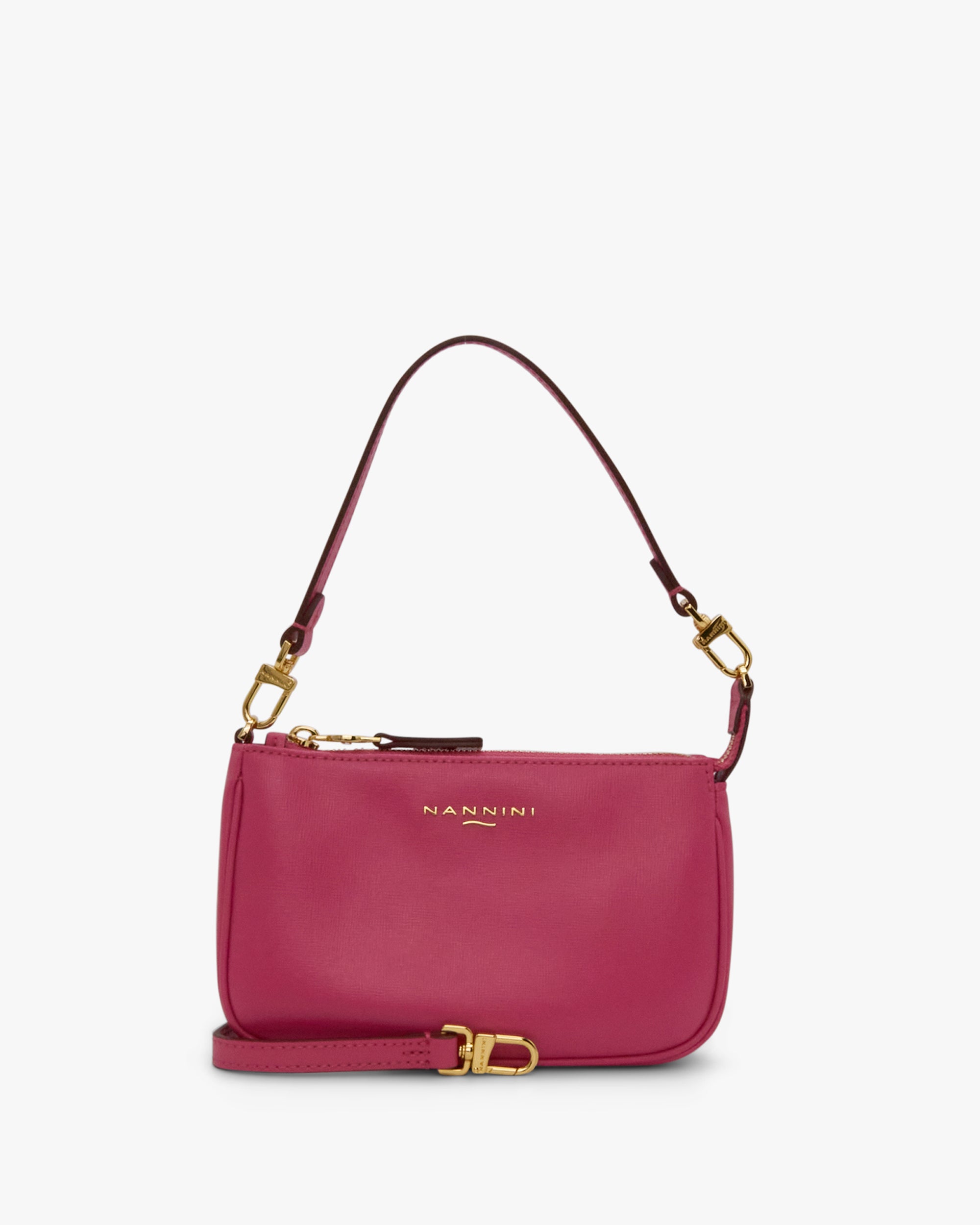 NANNINI FLORA SAFFIANO PICCOLA