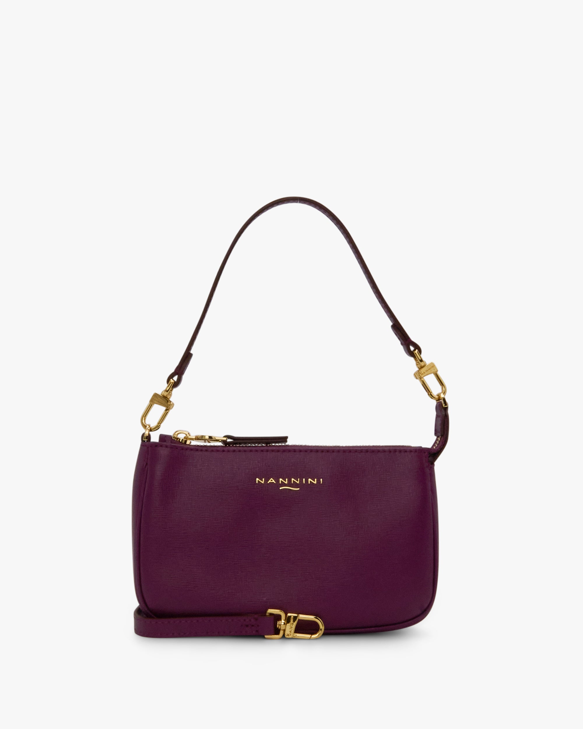 NANNINI FLORA SAFFIANO PICCOLA