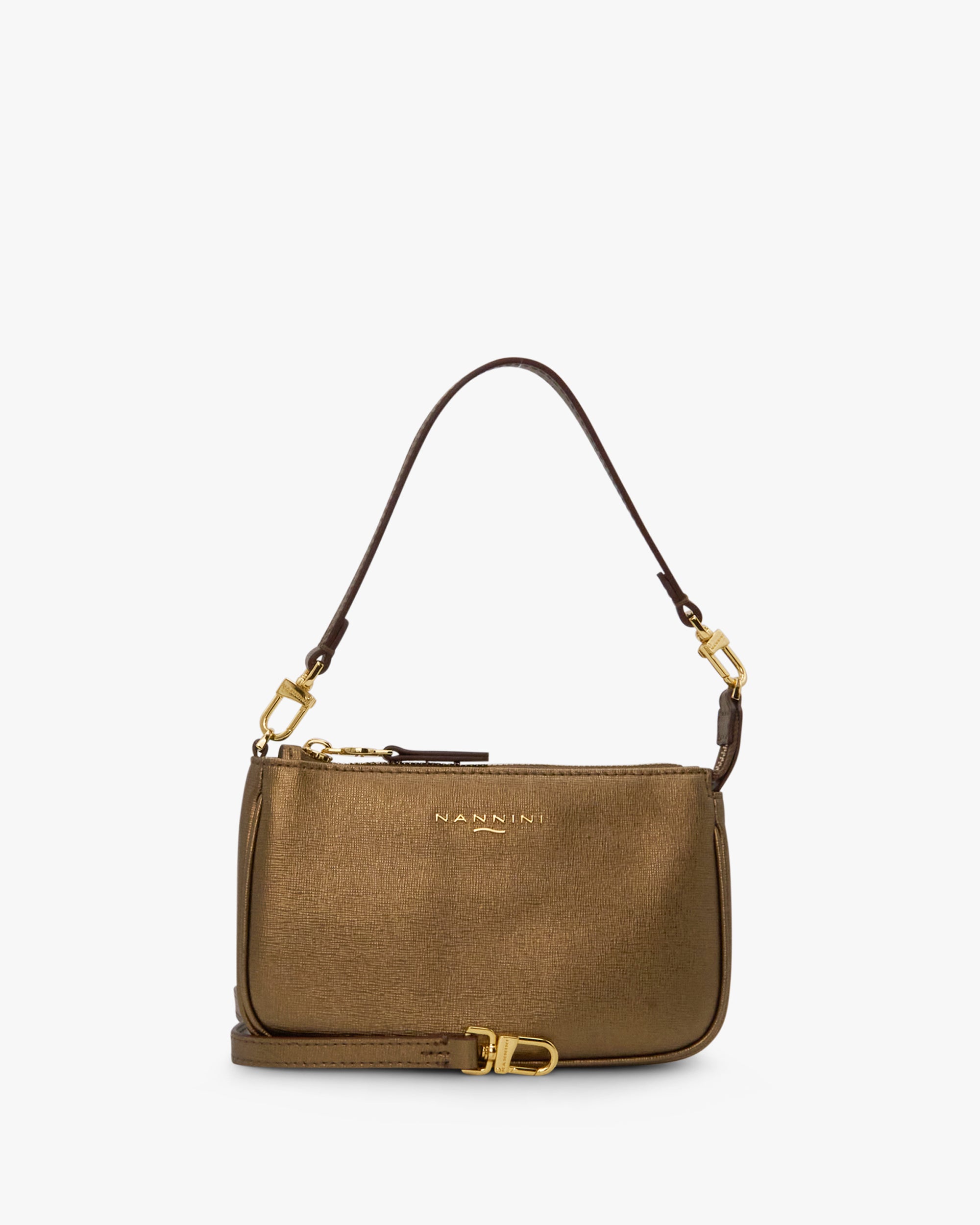 NANNINI FLORA SAFFIANO PICCOLA