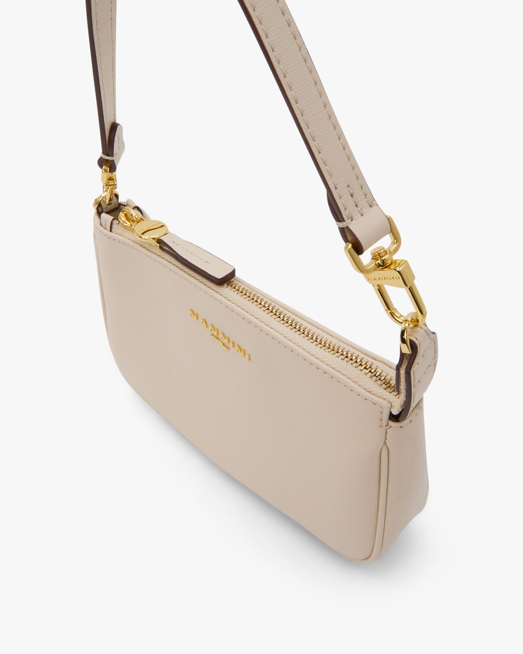 NANNINI FLORA SAFFIANO PICCOLA