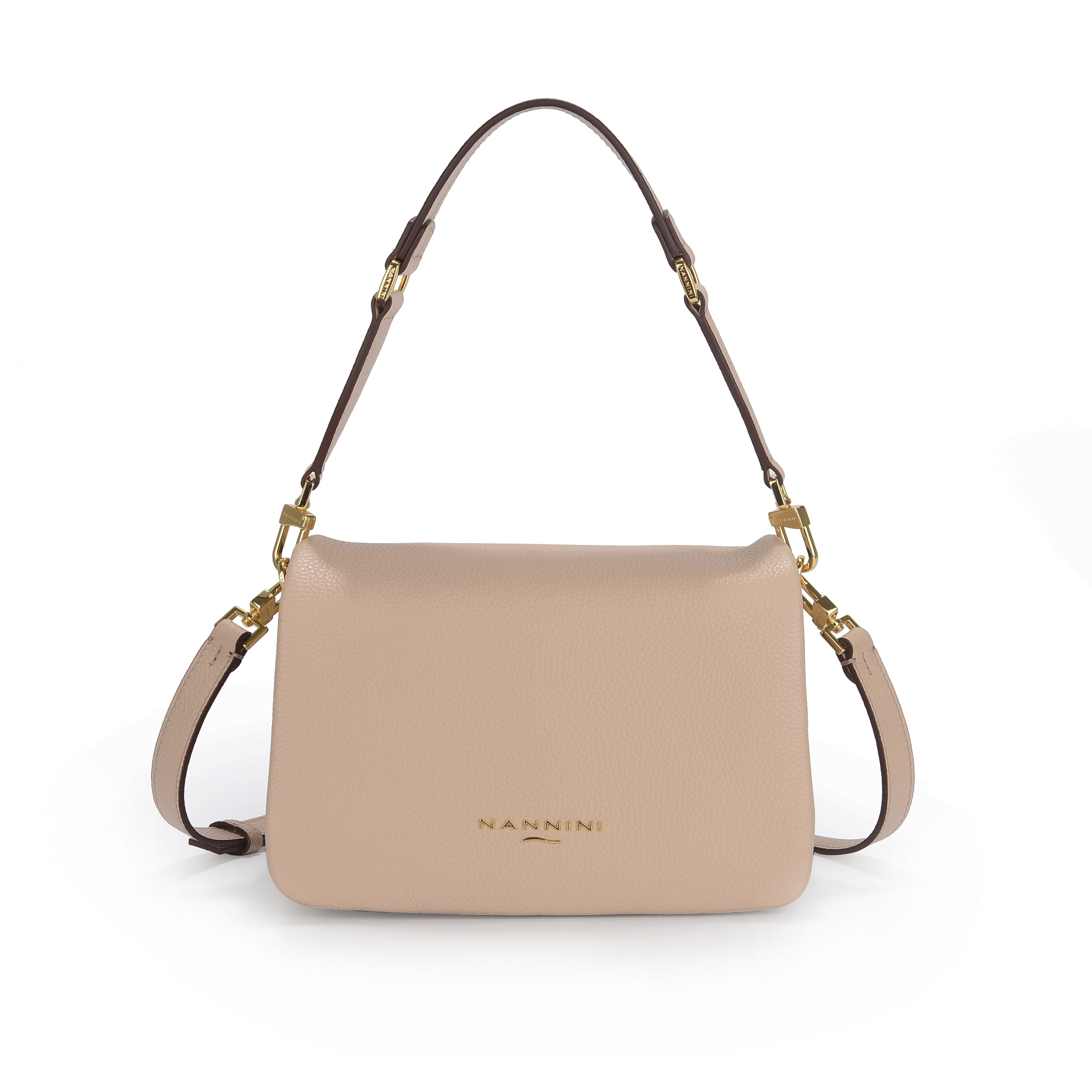 NANNINI borsa secchiello paglia beige chiusura coulisse donna