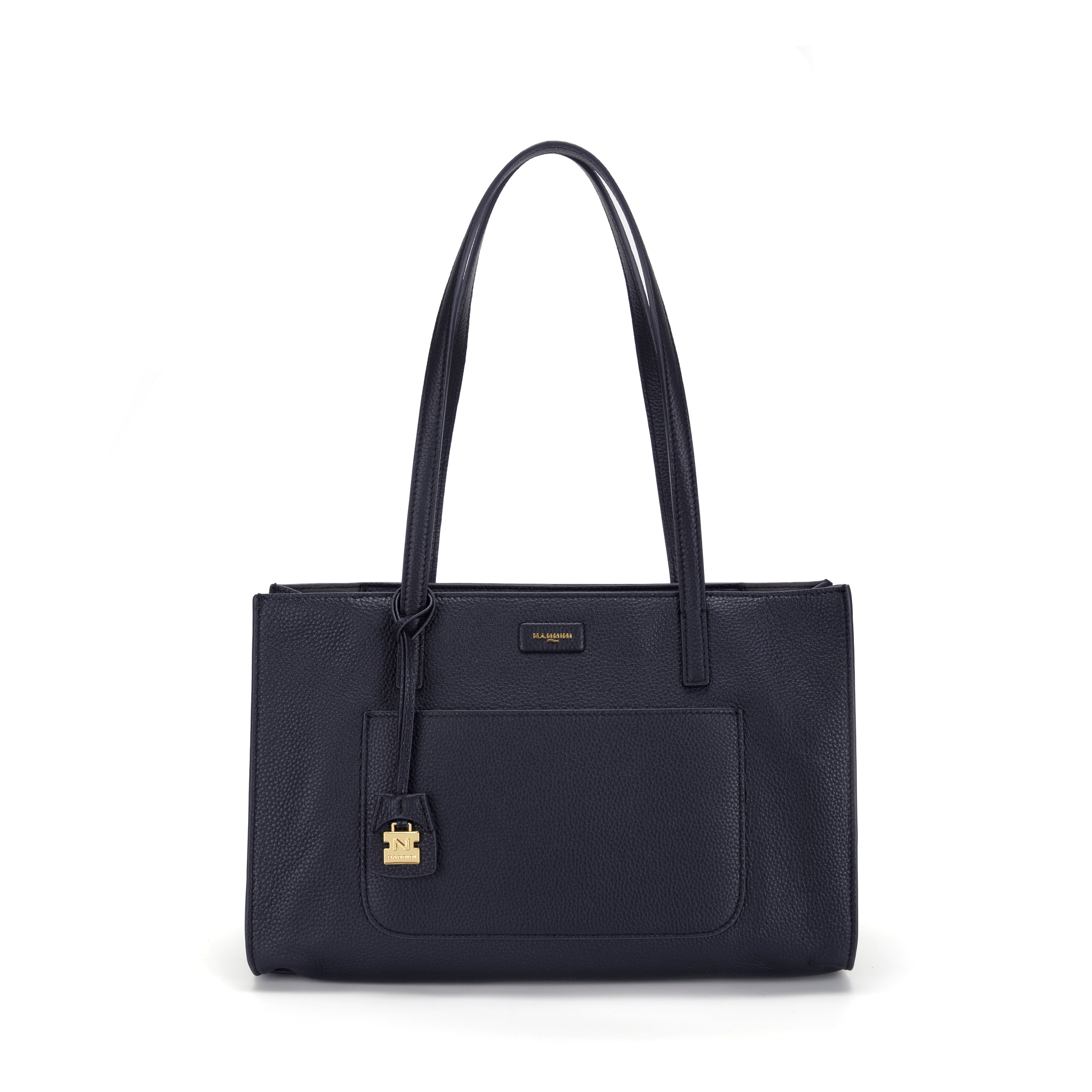 NANNINI zaino pelle martellata blu donna medio chic