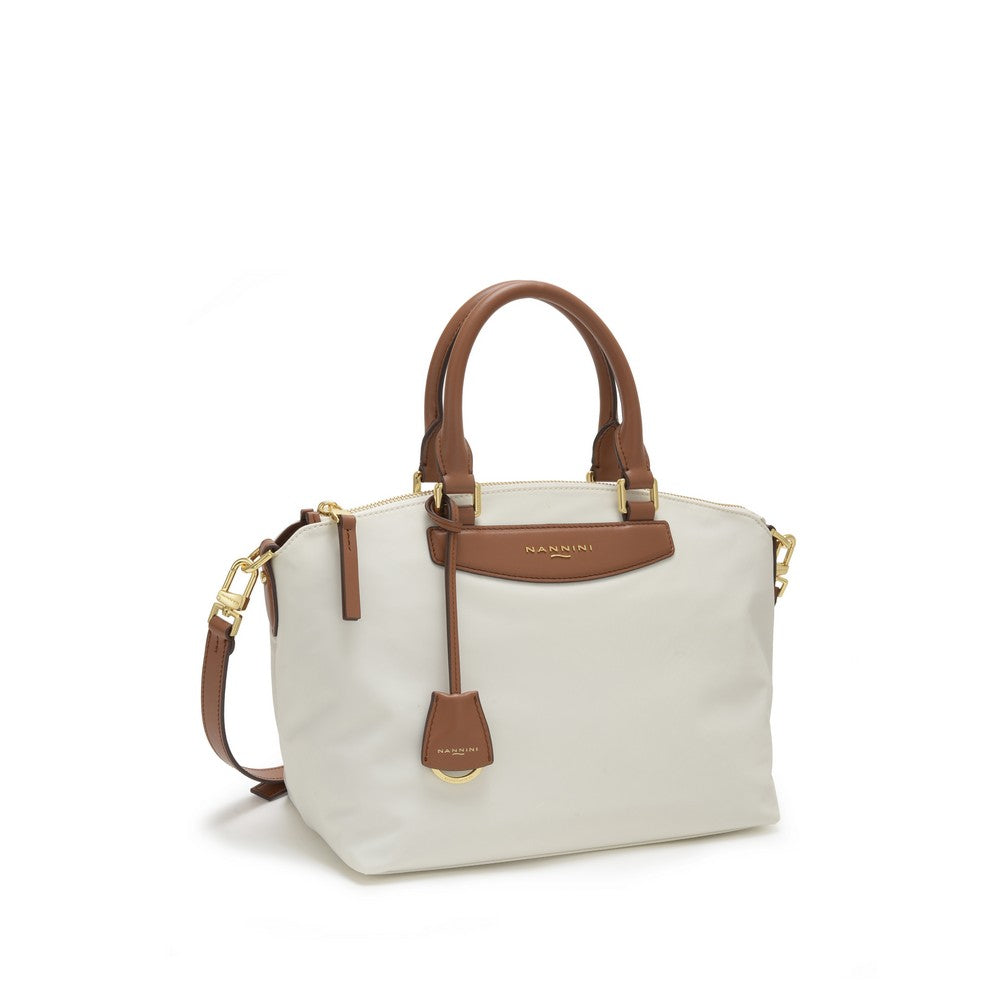 NANNINI clutch pelle martellata gialla chiusura gioiello oro