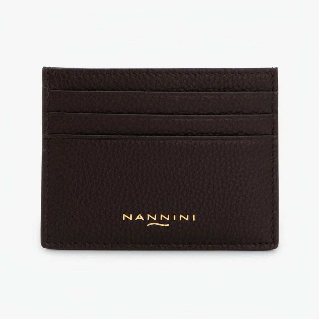 NANNINI borsa spalla donna pelle martellata marrone chiara classica