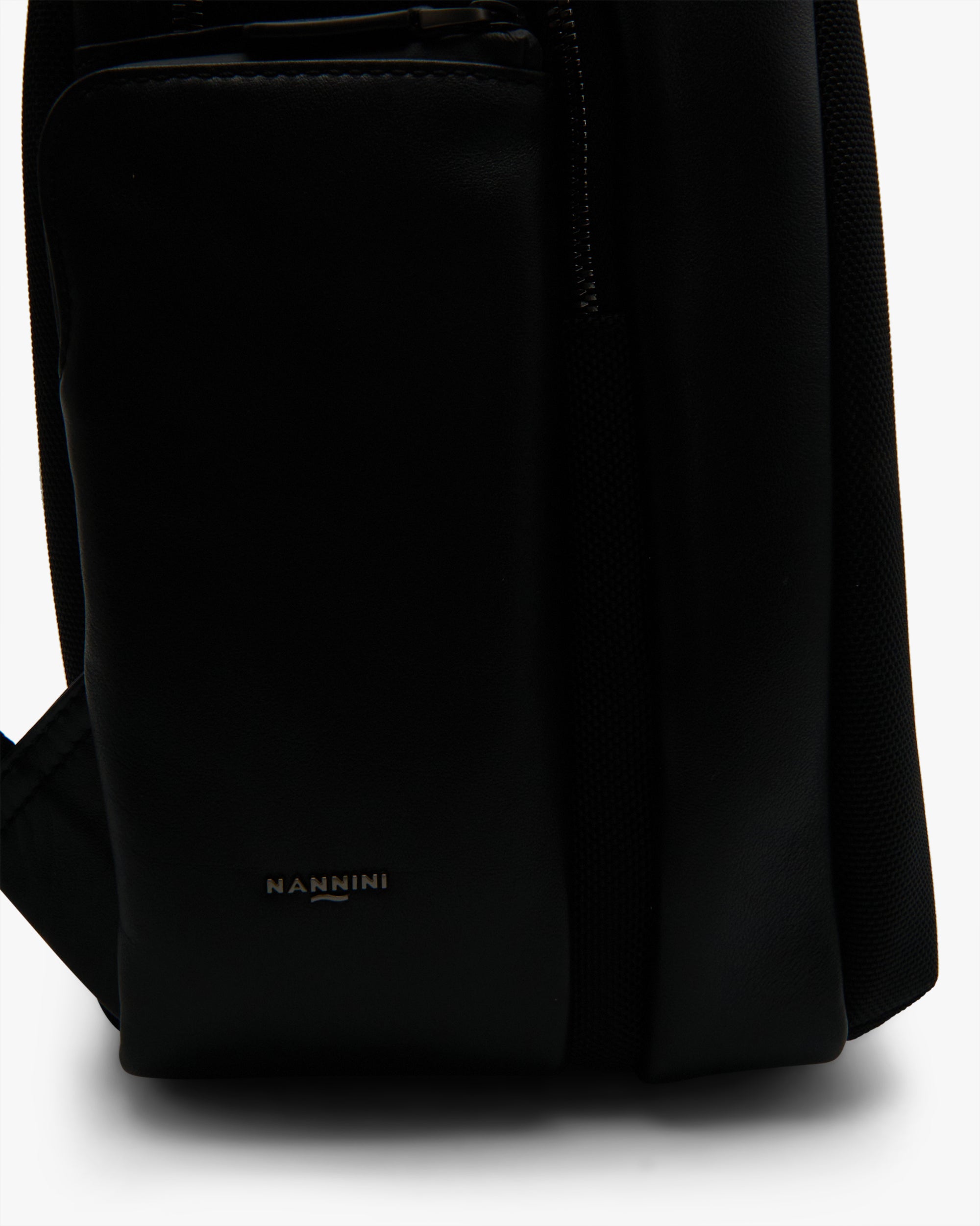 NANNINI borsa secchiello pelle martellata tracolla beige donna