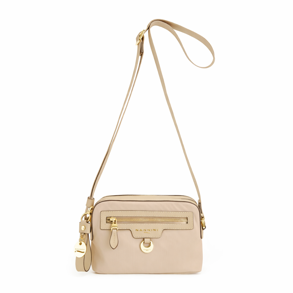 NANNINI borsa spalla donna pelle nero