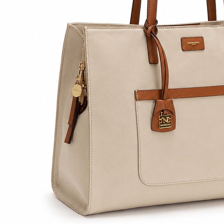 NANNINI Borsa a mano pelle martellata bordeaux con tracolla