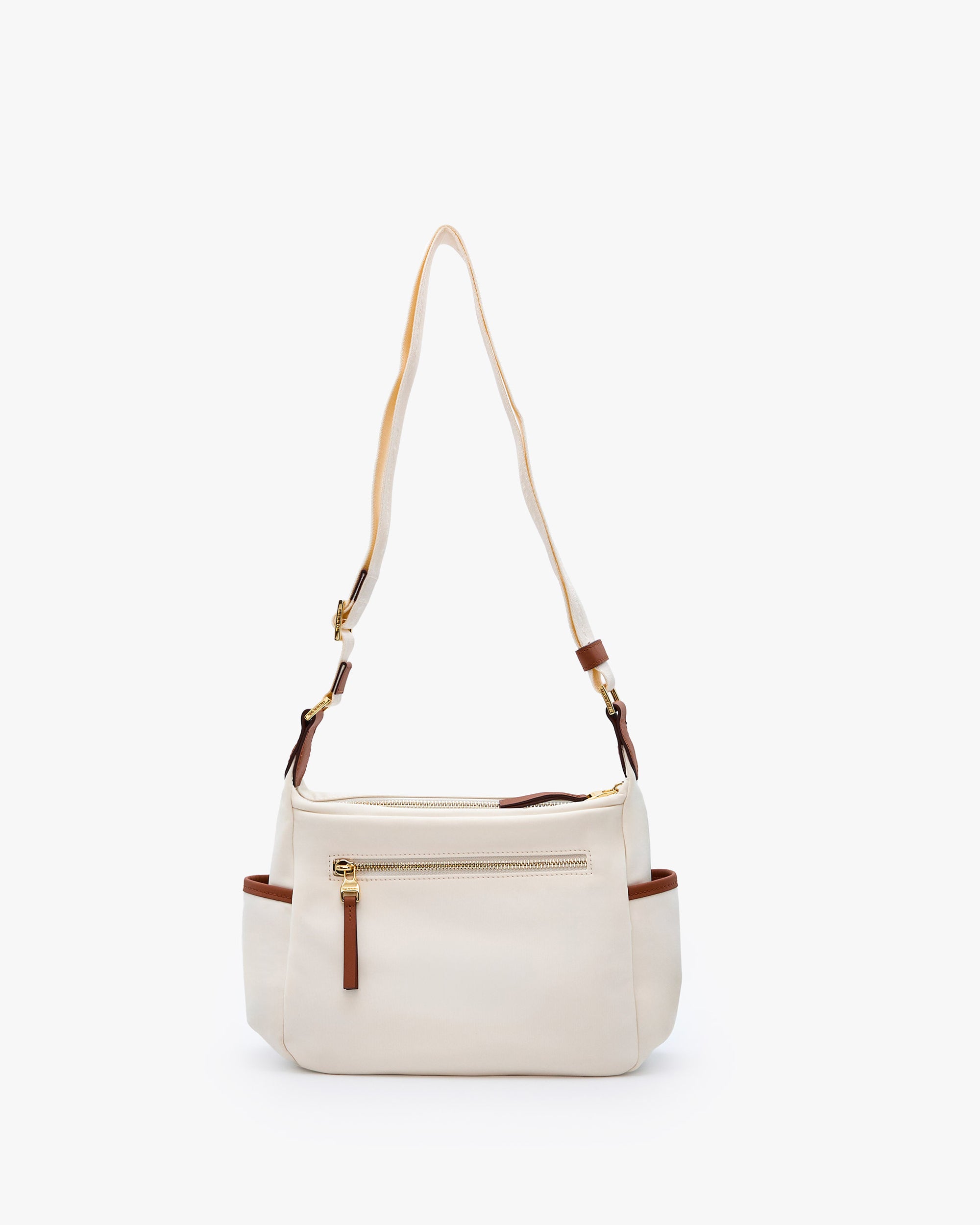 NANNINI tracolla pelle martellata bordeaux regolabile zip esterna