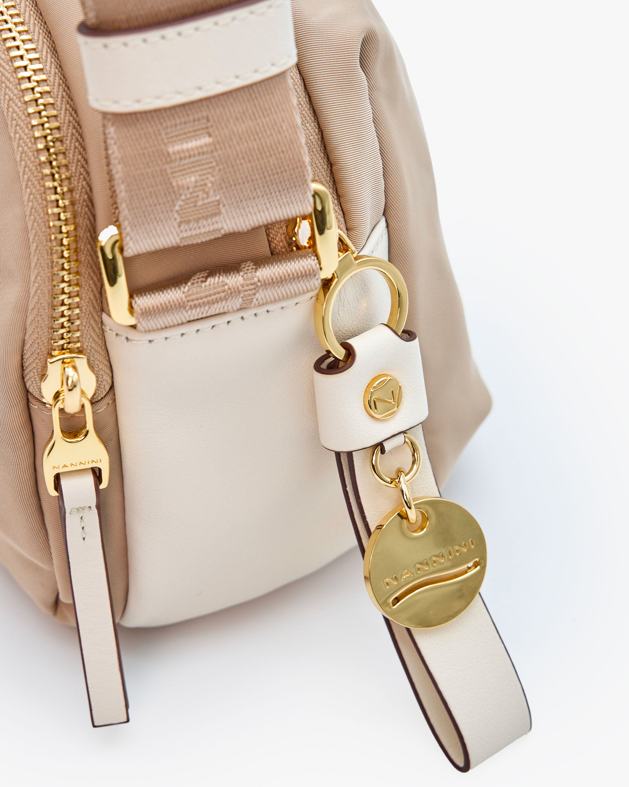 NANNINI borsa spalla donna pelle nero manico tracolla