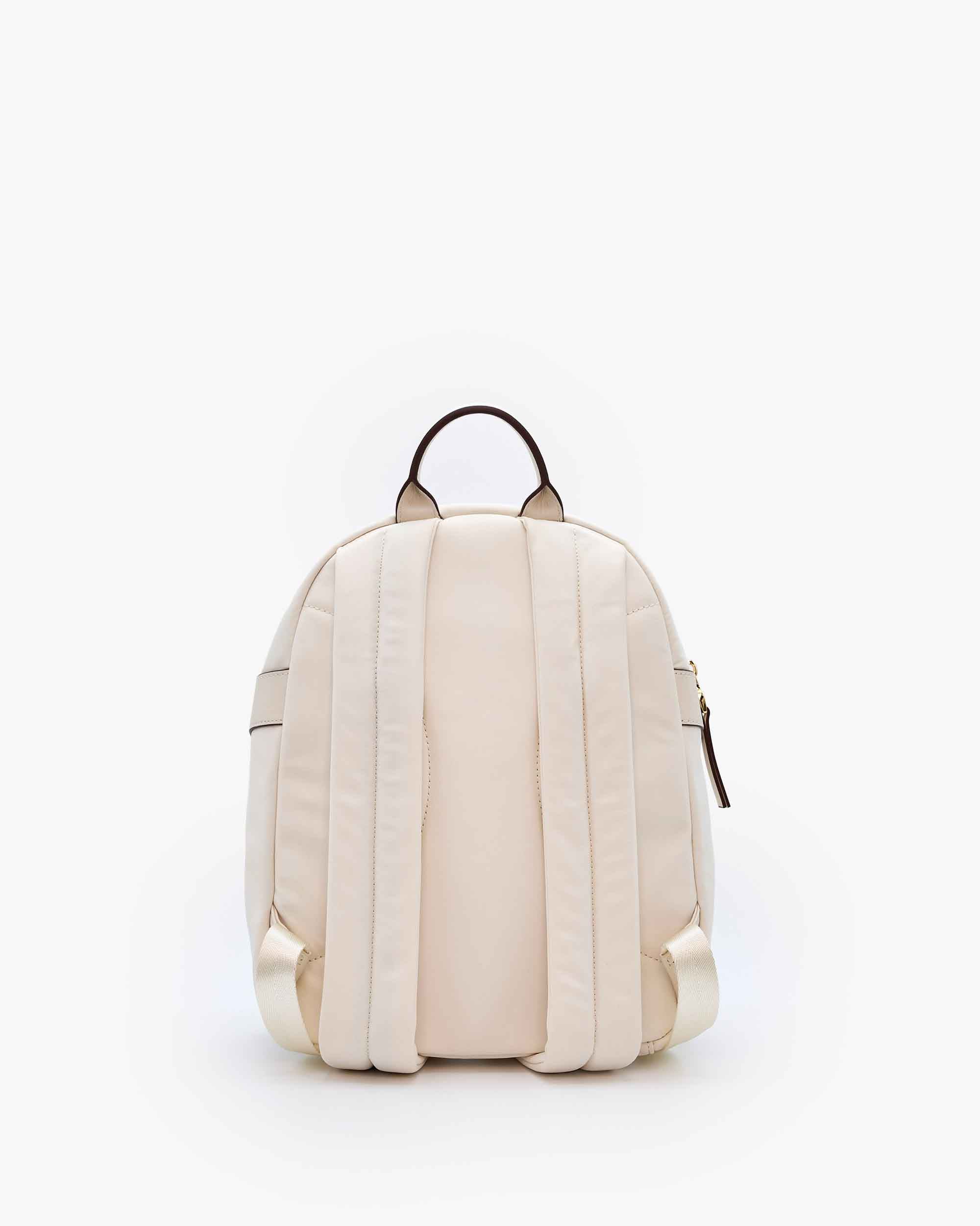 NANNINI tracolla pelle martellata con logo verde scuro