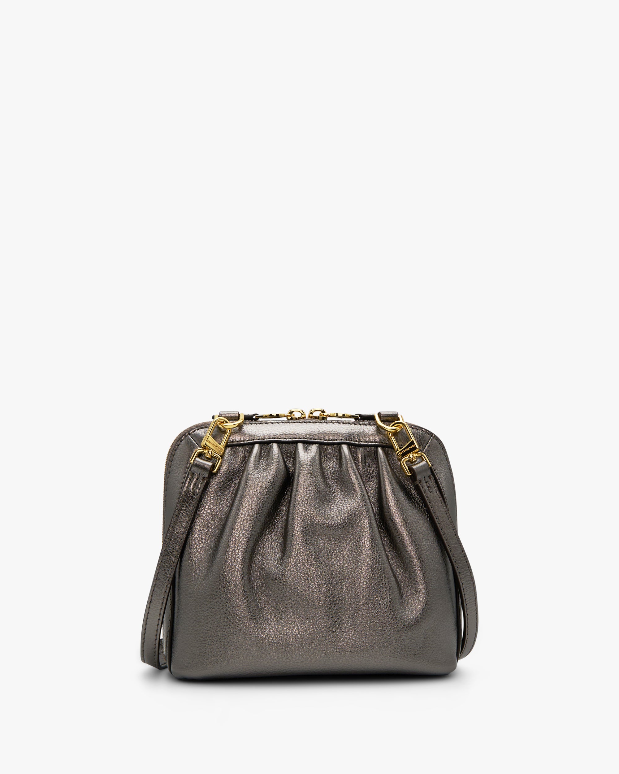 NANNINI Borsa a mano martellata donna rosso 8 parole